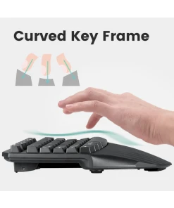 מקלדת חוטית ארגונומית בצבע שחור Perixx | PERIDUO-413B | Wired USB Ergonomic Compact Split Keyboard and Vertical Mouse