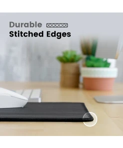 משטח לעכבר בצבע שחור Perixx | DX-1000M | Waterproof Gaming Mouse Pad Stitched Edges Non-Slip Rubber Base
