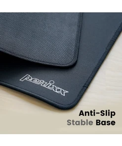 משטח לעכבר בצבע שחור Perixx | DX-1000XXL | Waterproof Gaming Mouse Pad Stitched Edges Non-Slip Rubber Base