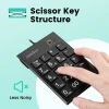 משטח מגע עכבר ארגונומי בצבע שחור Perixx | PERIPAD-202-U | Wired Numeric Scissor Keypad