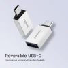 מתאם USB-A ל USB-C בצבע שחור Perixx | PERIPRO-404 | USB-A to USB-C Dongle Adapter