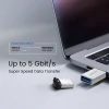 מתאם USB-A ל USB-C בצבע שחור Perixx | PERIPRO-404 | USB-A to USB-C Dongle Adapter
