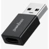 מתאם USB C ל USB A 3.0 זכר לנקבה בצבע שחור Perixx | PERIPRO-409 | USB C Female to USB A 3.0 Male Adapter