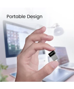 מתאם USB-C ל USB-A זכר לנקבה בצבע שחור Perixx | PERIPRO-408 | USB C Female to USB A Male Adapter