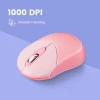 עכבר אלחוטי ארגונומי בצבע ורוד Perixx | PERIMICE-802PK | Bluetooth Pink Portable Mouse