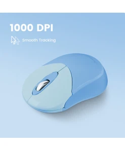 עכבר אלחוטי ארגונומי בצבע כחול Perixx | PERIMICE-802BL | Bluetooth Blue Portable Mouse