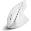 עכבר אלחוטי ארגונומי בצבע לבן Perixx | PERIMICE-813W | Bluetooth & 2.4 G Ergonomic Vertical Mouse 3-in-1 Multi-Device Multi-OS