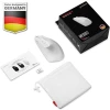 עכבר אלחוטי ארגונומי בצבע לבן Perixx | PERIMICE-813W | Bluetooth & 2.4 G Ergonomic Vertical Mouse 3-in-1 Multi-Device Multi-OS