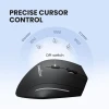 עכבר אלחוטי ארגונומי בצבע שחור Perixx | PERIMICE-608 | Wireless 2.4G Ergonomic Vertical Mouse Programmable Buttons 3 DPI Levels