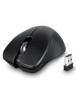 עכבר אלחוטי ארגונומי בצבע שחור Perixx | PERIMICE-621B | Wireless Mouse - Silent Click with Ergo Design