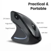 עכבר אלחוטי ארגונומי בצבע שחור Perixx | PERIMICE-713L | Wireless Left-Handed Ergonomic Vertical Mouse