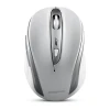 עכבר אלחוטי ארגונומי בצבע שחור Perixx | PERIMICE-721 | Wireless Ergonomic Silver White 5 Button Mouse
