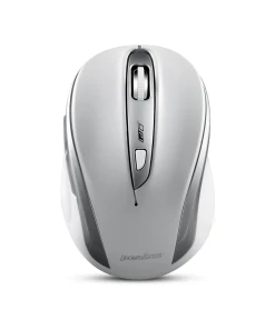 עכבר אלחוטי ארגונומי בצבע שחור Perixx | PERIMICE-721 | Wireless Ergonomic Silver White 5 Button Mouse