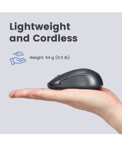 עכבר אלחוטי ארגונומי בצבע שחור Perixx | PERIMICE-802 | Bluetooth Black Portable Mouse