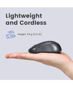 עכבר אלחוטי ארגונומי בצבע שחור Perixx | PERIMICE-802IN | Bluetooth Iron Portable Mouse