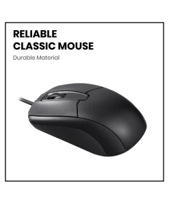 עכבר חוטי ארגונומי בצבע שחור Perixx | PERIMICE-209 | Wired Mouse