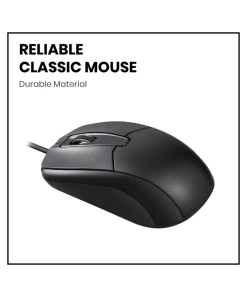 עכבר חוטי ארגונומי בצבע שחור Perixx | PERIMICE-209 | Wired USB Mouse