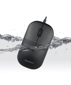 עכבר חוטי ארגונומי בצבע שחור Perixx | PERIMICE-503 | Waterproof Wired Black USB Mouse