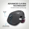עכבר חוטי ארגונומי בצבע שחור Perixx | PERIMICE-717 | Wireless Ergonomic Vertical Trackball Mouse