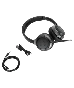 אוזניות אלחוטיות עם מיקרופון נתיק למחשב Targus | AEH104GL | Wireless Bluetooth Stereo Headset