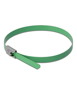 אזיקונים נירוסטה צבע ירוק סט 10 יח' DELOCK | 18801