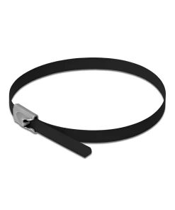 אזיקונים נירוסטה צבע שחור סט 10 יח' DELOCK | 18810