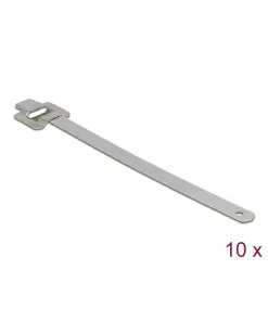 אזיקונים נירוסטה רב פעמיים ניתנים לשימוש חוזר סט 10 יח' DELOCK | 18763