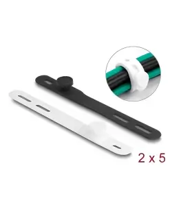 אזיקונים סיליקון רב פעמיים סט 10 יח' DELOCK | 19005