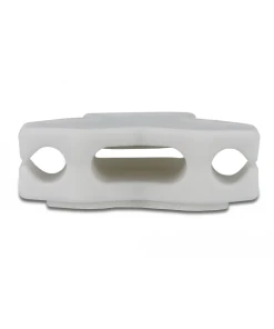 אירגונית 3 מסילות לסידור כבלים שטוחים ועגולים עם דבק דו צדדי סט 2 יח' בצבע לבן DELOCK | 18401