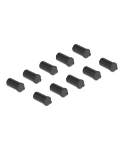 כיסוי נגד אבק ללא אחיזה לשקע MC4 - DL4 צבע שחור סט 10 יח' DELOCK | 64244