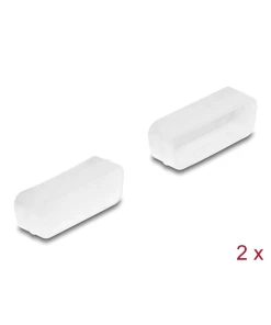 כיסוי נגד אבק עבור שקע D-Sub 15 סט 2 יח' צבע שקוף DELOCK | 67123