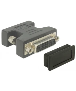 כיסוי נגד אבק עבור שקע DVI סט 10 יח' צבע שחור DELOCK | 60160