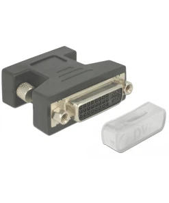 כיסוי נגד אבק עבור שקע DVI סט 10 יח' צבע שקוף DELOCK | 60161