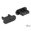 כיסוי נגד אבק עבור שקע USB 2.0 Micro-B סט 10 יח' צבע שחור DELOCK | 64007