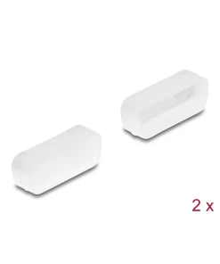 כיסוי נגד אבק עבור תקע D-Sub 15 סט 2 יח' צבע שקוף DELOCK | 67122