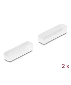 כיסוי נגד אבק עבור תקע D-Sub 25 סט 2 יח' צבע שקוף DELOCK | 67124