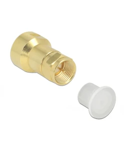 כיסוי נגד אבק עבור תקע F-TYPE סט 10 יח' צבע שקוף DELOCK | 60164