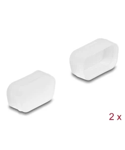 כיסוי נגד אבק עבור תקע VGA / D-Sub 9 סט 2 יח' צבע שקוף DELOCK | 67120