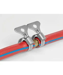 מהדק צינור מתכתי עם ידית פרפר סט 10 יח' DELOCK | 19585