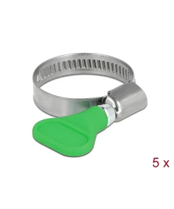 מהדק צינור נירוסטה 400SS עם ידית פרפר סט 5 יח' DELOCK | 19514