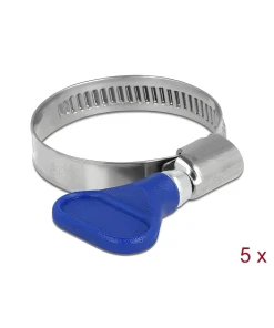 מהדק צינור נירוסטה 400SS עם ידית פרפר סט 5 יח' DELOCK | 19515