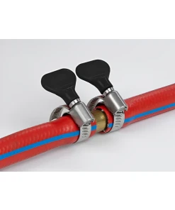 מהדק צינור נירוסטה עם ידית פרפר סט 10 יח' DELOCK | 19435