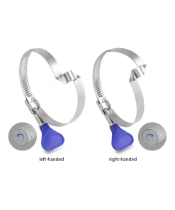 מהדק צינור ספירלה גלי שמאלי עם ידית פרפר סט 5 יח' DELOCK | 19621