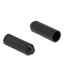 מכסה קצה עם דבק פנימי להגנת כבלים סט 2 יח' DELOCK | 19755