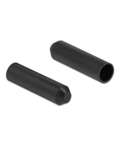 מכסה קצה עם דבק פנימי להגנת כבלים סט 2 יח' DELOCK | 19762