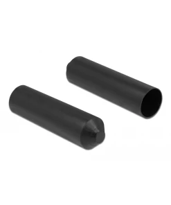 מכסה קצה עם דבק פנימי להגנת כבלים סט 2 יח' DELOCK | 19772