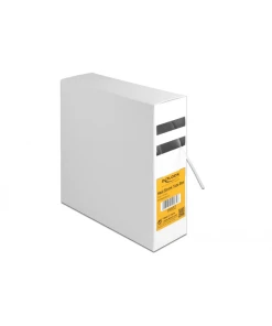 צינור מתכווץ בחום 2:1 להגנת כבלים צבע שקוף DELOCK | 19932