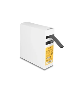 צינור מתכווץ בחום 41 עם דבק פנימי להגנת כבלים אורך 5 מטר צבע שחור DELOCK 19968