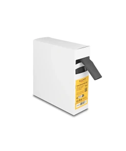 צינור מתכווץ בחום 4:1 עם דבק פנימי להגנת כבלים אורך 5 מטר צבע שחור DELOCK | 19969