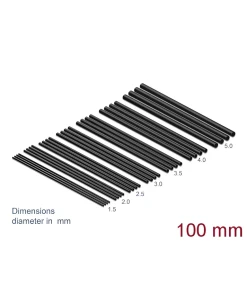 צינור מתכווץ בחום להגנת כבלים סט 28 יח' DELOCK | 18987